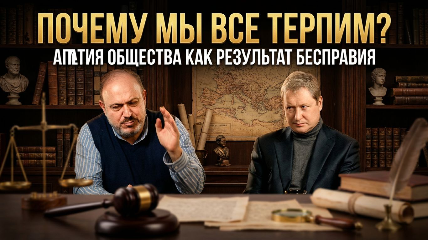ПОЧЕМУ МЫ ВСЕ ТЕРПИМ? Апатия общества как результат бесправия | А. Колпакиди и Е. Именитов смотреть онлайн
