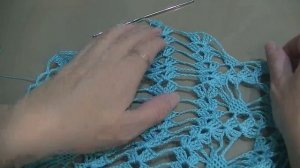 Квадратная салфетка с ананасами .Часть 8.