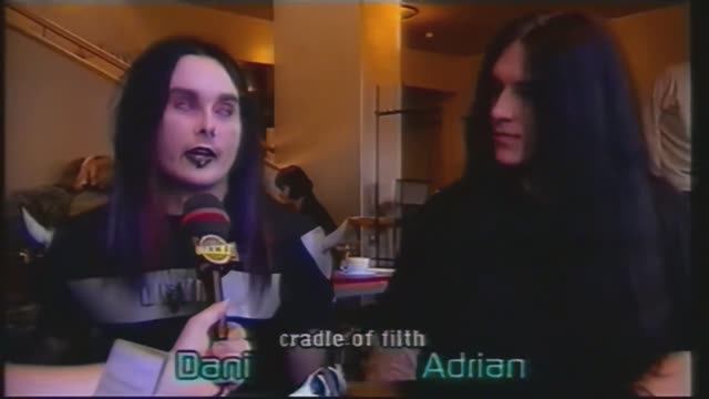 Cradle Of Filth интервью на Русском. Интервью Дэни Филта и Адриана Эрландссона.2000 год. смотреть онлайн