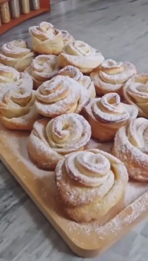 🌸Очень вкусное и красивое творожное печенье "Розочки"