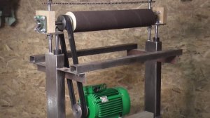 Сборка барабанной шлифовальной машины — шлифовальный барабан — часть 3