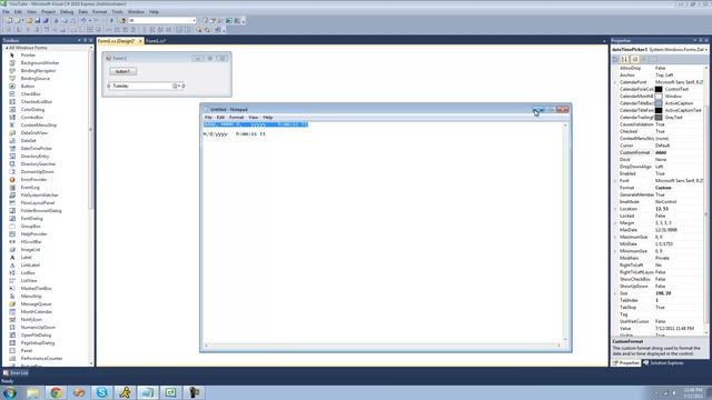 C# Beginners Tutorial - 78 - DateTimePicker смотреть онлайн