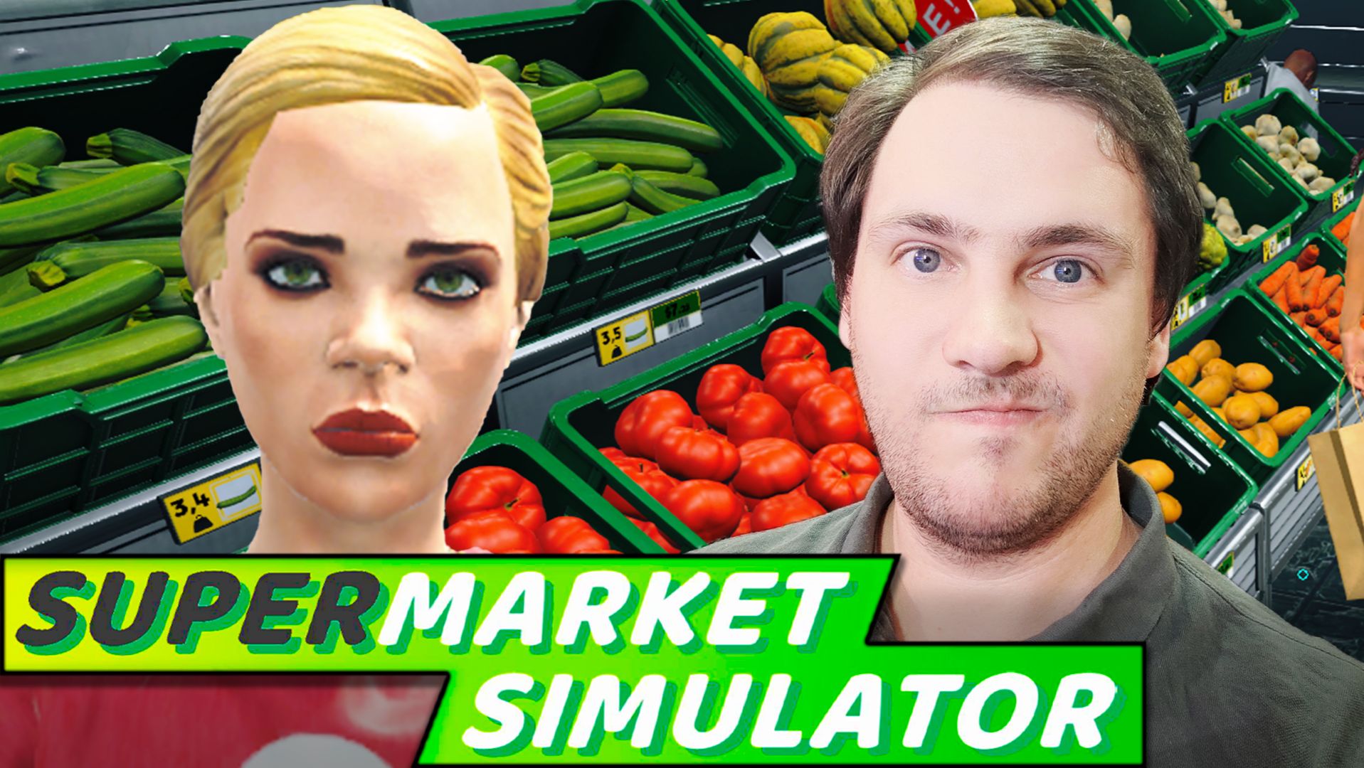 БОЛЬШЕ ОВОЩЕЙ И ФРУКТОВ | Supermarket Simulator Прохождение #23 смотреть онлайн