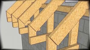 Возведение двускатной крыши