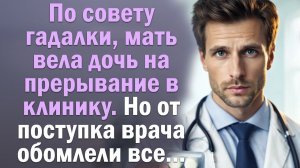 По совету гадалки, мать вела дочь на прерывание в клинику. Но от поступка врача обомлели все...
