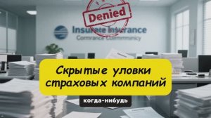 Скрытые уловки страховых компаний