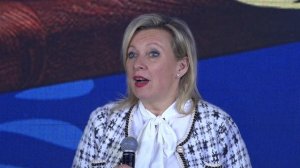 Мария Захарова на Художественно-промышленной выставке-форуме "Уникальная Россия"