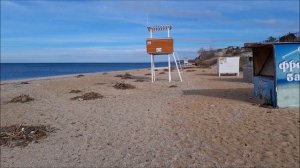 Сводка погоды в пятницу 13-го с пляжа Любимовка-2