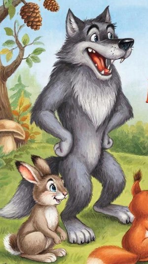 📚Сказка "Чьи в лесу шишки?"🐺