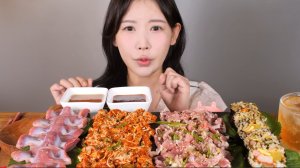 🔥🍲 Мукбанг и Mukbang : КТО СМЕЛЫЙ? 🐔 Пробуем сырые желудки и сэндбэг по-корейски