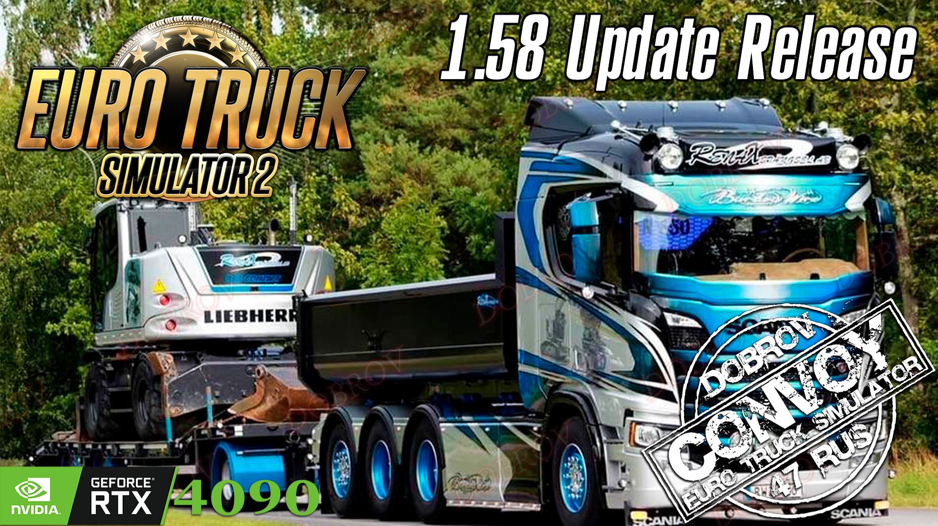 Euro Truck Simulator 2 1.58 Update Release смотреть онлайн