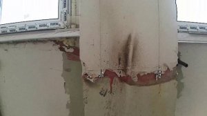 Коридор готов начали зашивать ниши под батареи