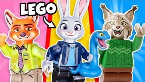 ЛЕГО Я воссоздал КАЖДОГО персонажа ЗВЕРОПОЛИСА 2 в LEGO…