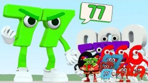 Новый злой номер 77 из Roblox. Украдите семейство чисел Brainrot в Garry's Mod.