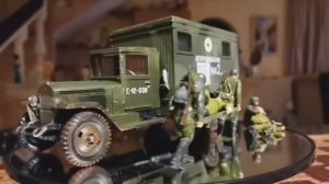Готовая модель "ЗИС-44 санитараный", масштаб 1:35.