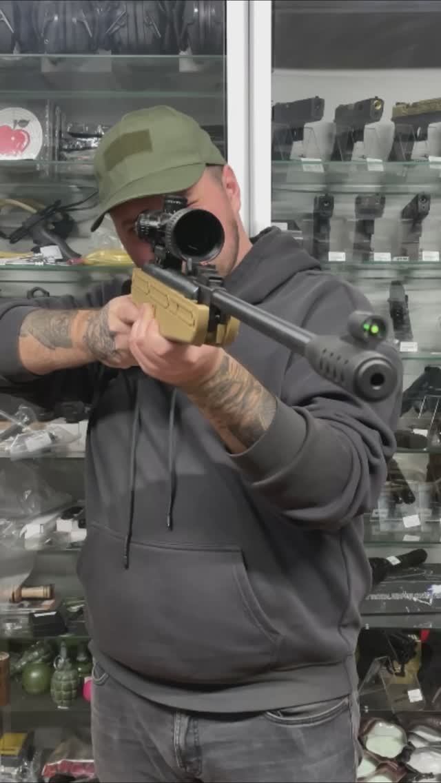 Пневматическая винтовка Borner Tactical Desert XSA5S (пластик, 3 Дж) 4,5 мм