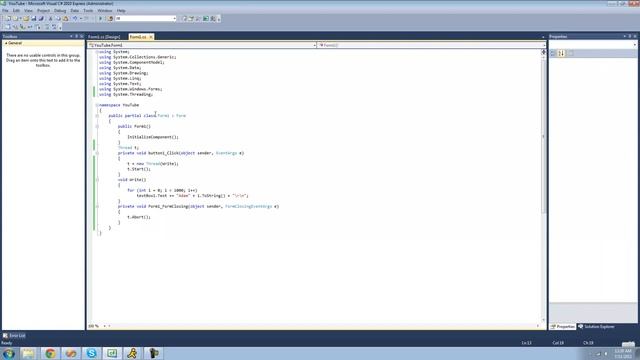 C# Beginners Tutorial - 70 - Threading pt 2 смотреть онлайн