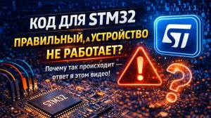 Почему код для STM32 “правильный”, а устройство всё равно не работает