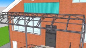 Модедель навеса №1