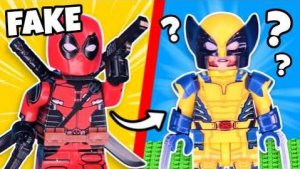 ЛЕГО Распаковываем ПОДДЕЛЬНЫЕ минифигурки LEGO DEADPOOL!