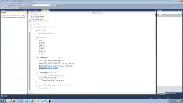 C# Beginners Tutorial - 156 - Project 3 Hang Man, Drawing Face смотреть онлайн