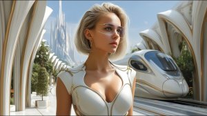 A Perfect Future Exists | Golden Utopian City 2126 | Relaxing Sci Fi Ambient