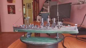 Готовая модель "Крейсер Аврора", масштаб 1:400.