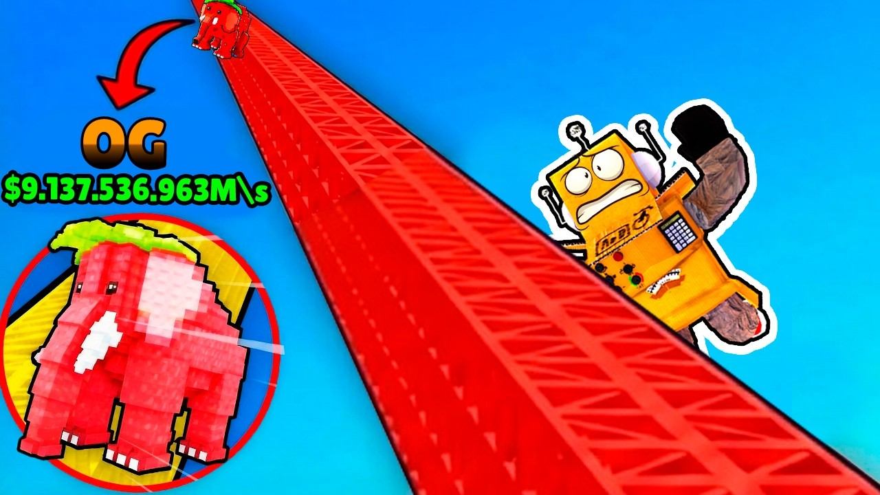 Я ЗАЛЕЗ НА САМУЮ ВЫСОКУЮ ЛЕСТНИЦУ и стал ТОП 1 ИГРОКОМ В ЗАЛЕЗЬ и СПАСИ БРЕЙНРОТОВ в РОБЛОКС смотреть онлайн