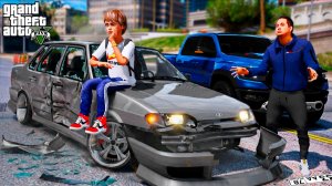 ВИТЯ ОПЕР РАЗБИЛСЯ НА СТЕНСЕРСКОЙ ПЯТНЕШКЕ СВОЕГО ДРУГА! МАШИНА ВАЗ В ТОТАЛ? РЕАЛЬНАЯ ЖИЗНЬ ГТА 5