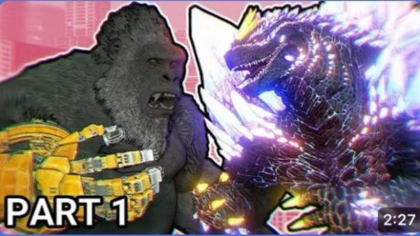 Конг vs Космо Годзилла | Годзилла x Конг: Сверхновая часть 1 (перезалив с Ютуба)