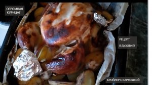 Курица. Цыпленок. Бройлер. Как приготовить в духовке. С картошкой. Рецепты. КАК ПРИГОТОВИТЬ ВКУСНО!