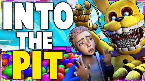 FNAF - INTO THE PIT SONG LYRIC VIDEO - Dawko DHeusta