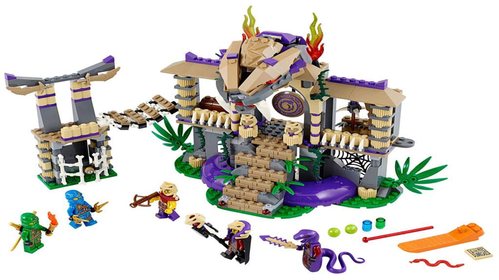 Lego Ninjago 70749 «Впусти Змея» смотреть онлайн