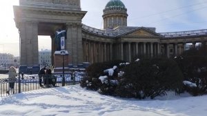 Казанский собор и дом Зингера, Санкт-Петербург.