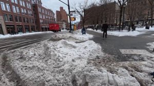 СНЕЖНЫЙ НЬЮ ЙОРК Прогулка по Нижнему Манхэттену