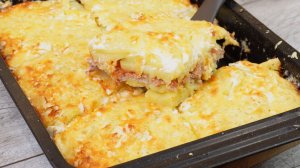 ВКУСНЮЧАЯ идея для ужина или обеда! Даже остыть не успевает, всё смешал и готово!