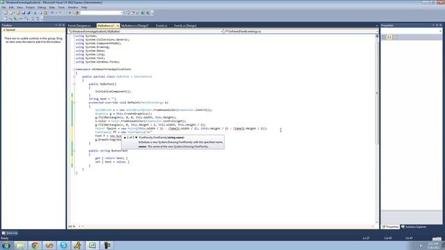 C# Beginners Tutorial - 136 - Making Controls pt 4 смотреть онлайн