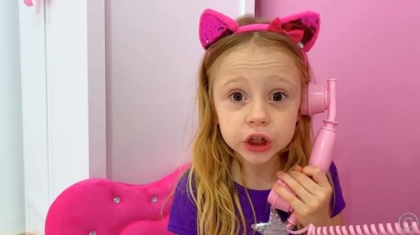 Nastya turns into magical costumes for kids