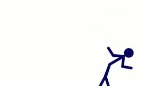 стикмен прыгает мультик