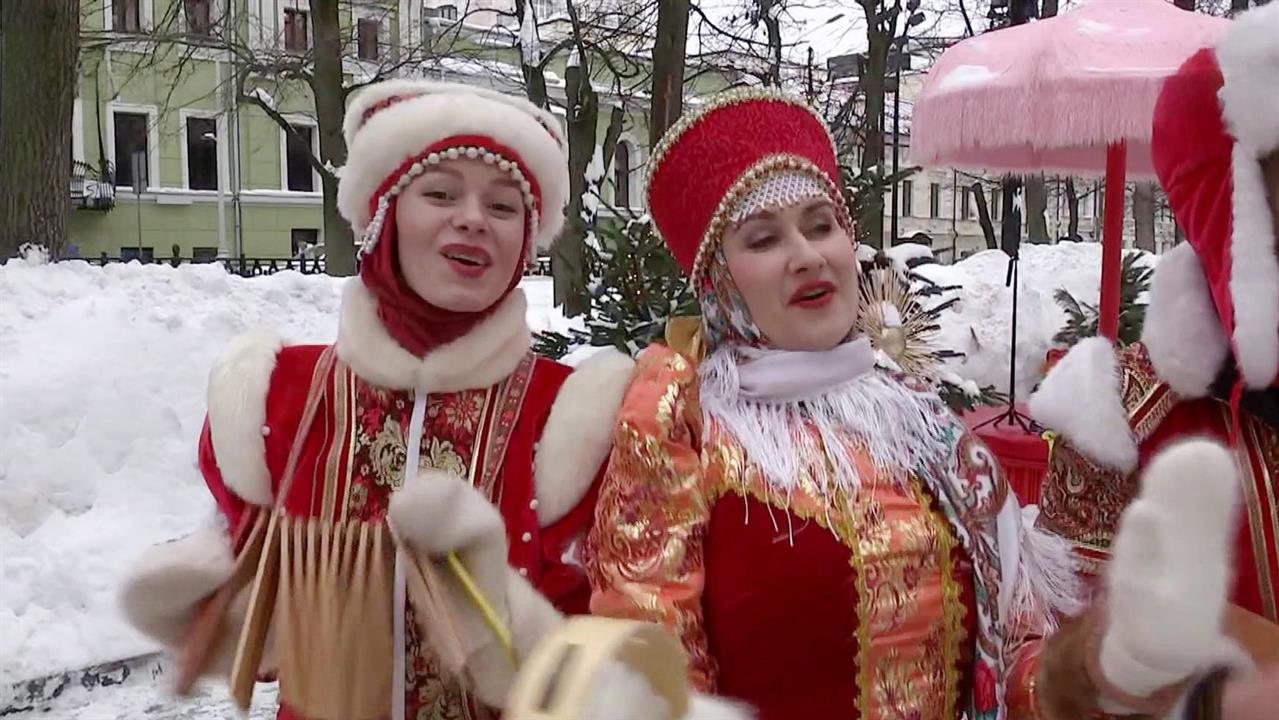Фестиваль "Масленица" начался в Москве. смотреть онлайн