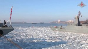 Отряд кораблей Тихоокеанского флота вышел в дальний поход