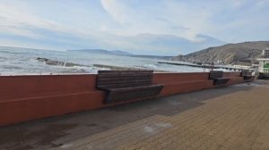 #195.Крым.Сегодня погода +15,искали остановку автобуса на Феодосию.Санаторий,отдыхаем.