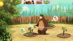 Маша и медведь. Собираем урожай