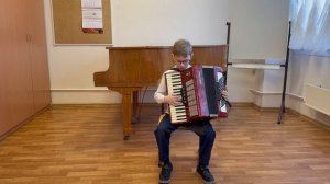 РНП «Как у наших у ворот», Матросский танец «Яблочко» исполняет Матвей Б., 1 класс