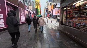 НЬЮ ЙОРК ПОД СНЕГОМ Прогулка во время сильной метели