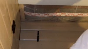 Протечка воды в перекрытие. МЕЧТАЕВО