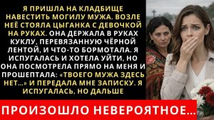 Жена пришла на кладбище навестить мужа, но встретила там того кого меньше всего ожидала...