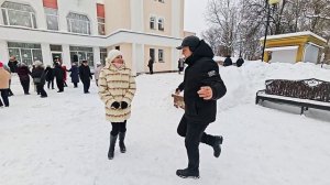 8.02.26г... Марина с Сашей Зажигают на Танцполе в Гомельском парке..