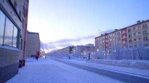 2026.02.13. Норильск. Ленинский пр-т. Августовские итоги погоды в описании.