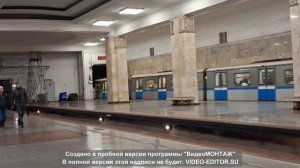 Московское метро под музыкой "Dabro" на станции Киевская и Партизанская